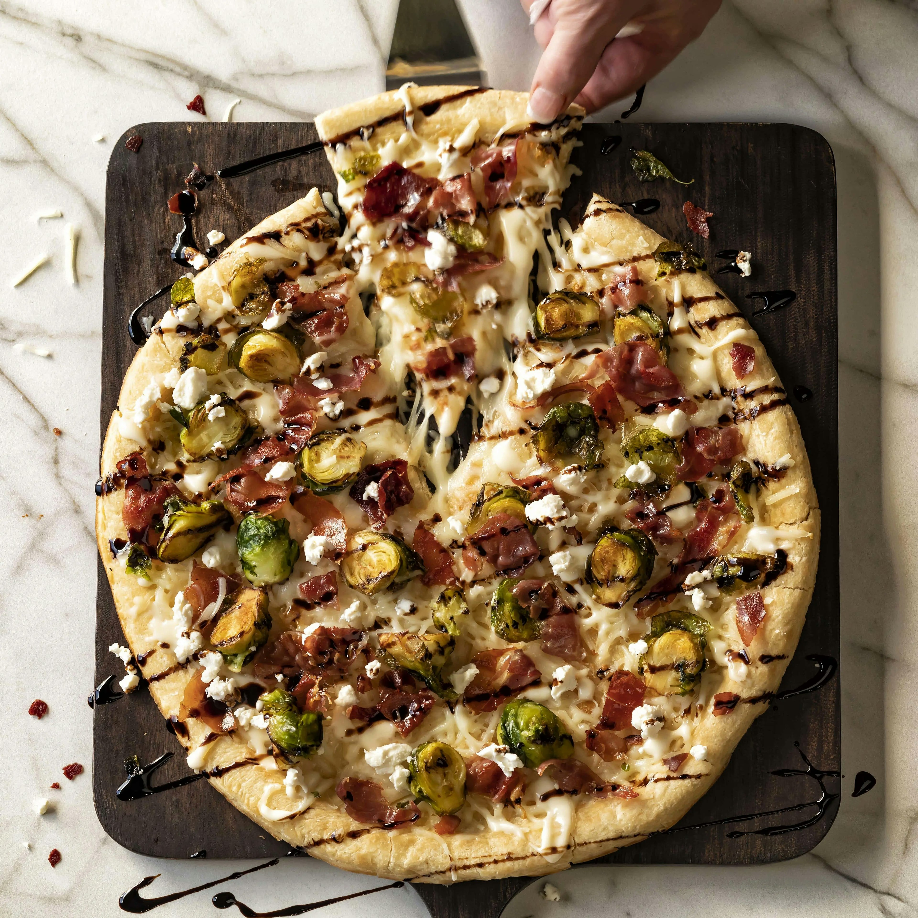 Brussels Sprout Pizza