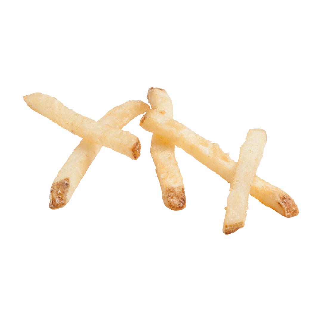 Battered Straight Cut Fries, Skin On